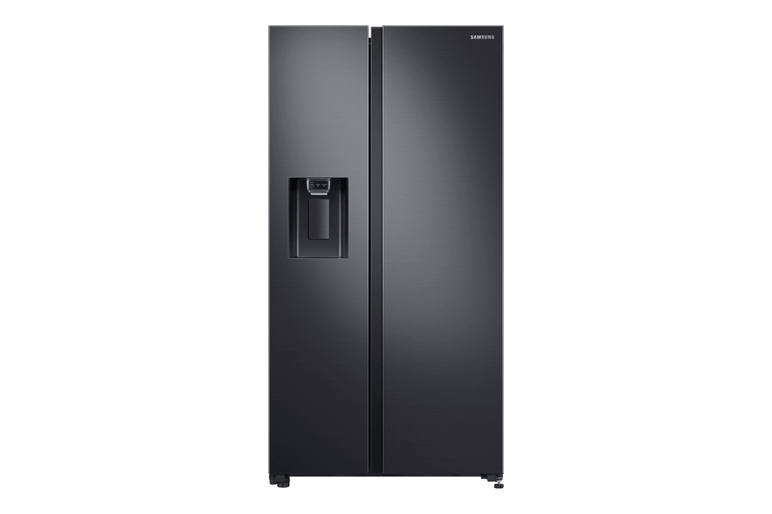 Samsung 635L Refrigerator Side by Side Non-plumbed Water & Ice dispenser Gentle Black RS64R5311B4